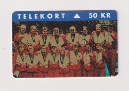 DENMARK  - Medal Winners  Magnetic Phonecard - Dänemark