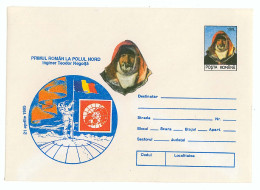 IP 96 A - 53 NORTH POLE, Teodor NEGOITA, The First Romanian In The North Pole - Stationery - Unused - 1996 - Expéditions Arctiques