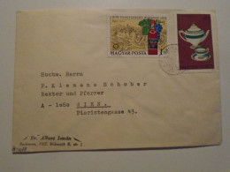 D201460    Hungary  Cover - Ca 1970's  Budapest - Dr. Albert István - To P. Klemens Schober  Rektor   Wien    Wine Eger - Briefe U. Dokumente