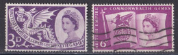 Grande Bretagne - 1952 - 1971 -  Elisabeth II -  Y&T N °  312  Et  313  Oblitérés - Gebraucht
