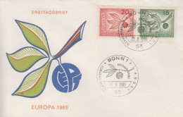 Enveloppe  FDC  1er  Jour   ALLEMAGNE    Paire   EUROPA    1965 - 1965