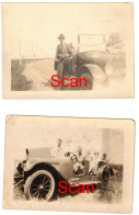 LOT 2 TRÈS BELLES PHOTOS : VOITURE ANCIENNE À IDENTIFIER - 1919 - Automobile
