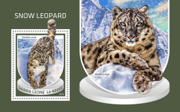 SIERRA LEONE 2018 MNH  Snow Leopard  Michel Code: 10080 / Bl.1524. Scott Code: 4927. Yvert&Tellier Code: 1507 - Sierra Leone (1961-...)