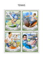 SIERRA LEONE 2018 MNH  Tennis  Michel Code: 10126-10129. Scott Code: 4922. Yvert&Tellier Code: 8198-8201 - Sierra Leone (1961-...)