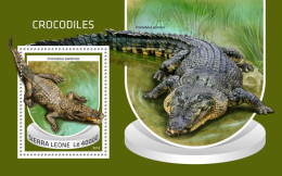 SIERRA LEONE 2018 MNH  Crocodiles  Michel Code: 10060 / Bl.1520. Scott Code: 4931. Yvert&Tellier Code: 1510 - Sierra Leone (1961-...)