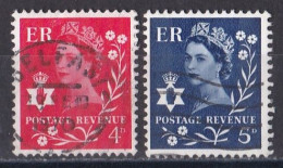 Grande Bretagne - 1952 - 1971 -  Elisabeth II -  Y&T N °  529   535  Oblitérés - Usados