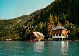 72901817 Weissensee Kaernten Jausestation Dolomitenblick Am Ostufer  Weissensee  - Weissensee