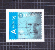 2016 Nr 4586a Gestempeld Op Fragment,uit Boekje B157.Koning  Filip. - Used Stamps