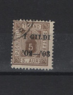 Island Michel Cat.No. Service Used  12 (3) - Dienstzegels