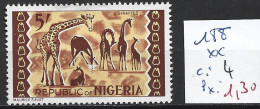 NIGERIA 188 ** Côte 4 € - Girafes