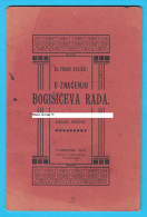 O ZNAČENJU BOGIŠIĆEVA RADA Dr. Frano Kulišić (1910) * Izdanje Piščevo * Croatia Old Book * Cavtat Dubrovnik Croatie RRR - Slav Languages