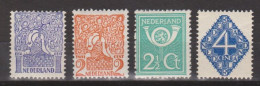 NVPH Nederland Netherlands Pays Bas Niederlande Holanda 110 111 112 113 MNH/postfris ; Diverse Voorstellingen 1923 - Ongebruikt