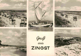 72901133 Zingst Ostseebad Strand Segelboot  Zingst Darss - Zingst