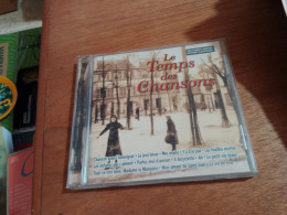 152 //  CD LE TEMPS DES CHANSONS / BRASSENS / TRENET / BOURVIL / PIAF..... - Other - French Music