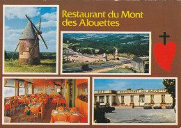 LES HERBIERS . - Restaurant Du Mont Des Alouettes. CPM Multivues RARE - Les Herbiers