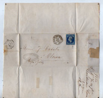 TB 4664 - 1860 - LAC - Lettre De M. LANDMANN - LEDOUX à SAINTE MARIE AUX MINES Pour M. CASALES à OLORON SAINTE MARIE - 1849-1876: Klassieke Periode