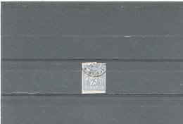 COCHINCHINE -COLONIES GÉNÉRALES-N°36 TYPE SAGE 25c OUTREMER TTB -Obl CàD.(COC)HINCHINE /*(?)* - Used Stamps