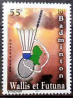 Wallis And Futuna 2004, Badminton On Walls And Futuna, MNH Single Stamp - Nuevos