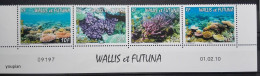Wallis And Futuna 2010, Corals, MNH Stamps Strip - Nuovi