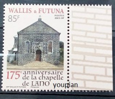 Wallis And Futuna 2022, 175th Anniversary Of Chapel From Lano, MNH Single Stamp - Unused Stamps