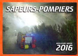 Mini Calendrier 2016 Sapeurs Pompiers Camion Incendie - Petit Format : 2001-...
