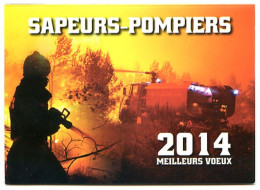 Mini Calendrier 2014 Sapeurs Pompiers Meilleurs Voeux - Petit Format : 2001-...