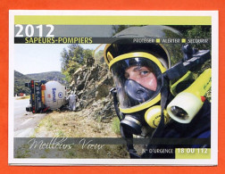 Mini Calendrier 2012 Sapeurs Pompiers Produits Chimiques - Petit Format : 2001-...