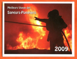 Mini Calendrier 2009 Pompiers Incendie - Petit Format : 2001-...