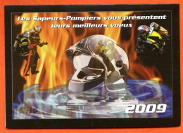 Mini Calendrier 2009 Pompiers Casque Intervention - Petit Format : 2001-...