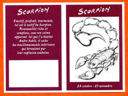 Mini Calendrier 2005 Signe Zodiaque SCORPION  Neuf - Petit Format : 2001-...