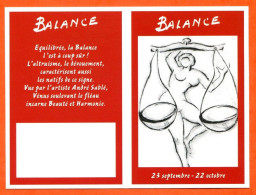 Mini Calendrier 2005 Signe Zodiaque BALANCE   Neuf - Petit Format : 2001-...