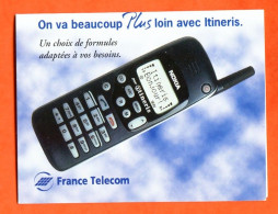 Mini Calendrier 1997 FRANCE TELECOM Itineris Téléphone - Petit Format : 1991-00