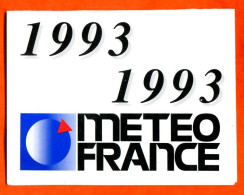 Mini Calendrier 1993 METEO FRANCE - Petit Format : 1991-00