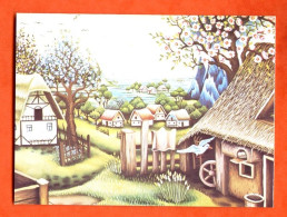 Mini Calendrier 1989  Paysage été Campagne 2 CORA Lunéville - Small : 1981-90