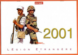 Calendrier 2001 Légion étrangère Képi Blanc Grand Format TBE - Big : 2001-...