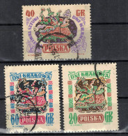 CHCT69 - Krakow Days, History, Art, Complete Series, 1955, Used Stamps, Poland - Gebraucht