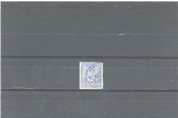 MARTINIQUE-COLONIES GÉNÉRALES-N°36 TYPE SAGE 25c OUTREMER TTB -Obl CàD. Léger MARTIN(IQUE)/*BASSE (POINTE)*5 SEP 78 - Used Stamps