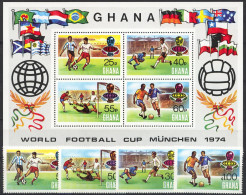 Football / Soccer / Fussball - WM 1974:  Ghana  4 W + Bl ** - 1974 – West Germany