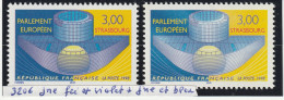 YT N° 3206 - Variété Teintes - Neufs ** - MNH - Neufs