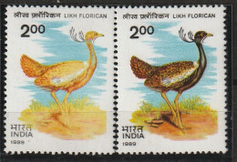 India 1989, Postfris MNH, Birds (error Print Color) - Ongebruikt