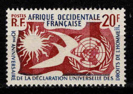 AOF - 1958 - Droits De L' Homme - N° 74  - Neufs ** - MNH - Nuevos