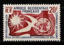 AOF - 1958 - Droits De L' Homme - N° 74  - Neufs ** - MNH - Unused Stamps
