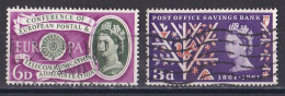 Grande Bretagne - 1952 - 1971 -  Elisabeth II -  Y&T N °  357  Et  360  Oblitérés - Oblitérés