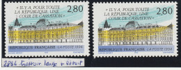 YT N° 2886 - Trootoir Large + étroit - Neufs ** - MNH - Neufs