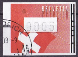 Schweiz ATM Automaten Marke (0,05) O/used (A-4-22) - Automatenmarken