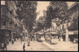 NICE - L AVENUE DE LA GARE - Ferrocarril - Estación