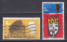Grande Bretagne - 1952 - 1971 -  Elisabeth II -  Y&T N °  449  Et  461  Oblitérés - Used Stamps