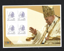 SLOVAQUIE ANNEE 2003 NEUF** /MNH MI-466 BLOC BF LUXE AUTO ADHESIF - Blocks & Kleinbögen