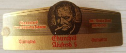 H100  Bague Bagues Cigare Cigares  Churchill  1 Pièce - Bagues De Cigares