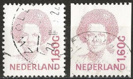 Netherlands 1991 - Mi 1414 YA/yB - YT 1380F/Fa ( Queen Beatrix ) - Used Stamps